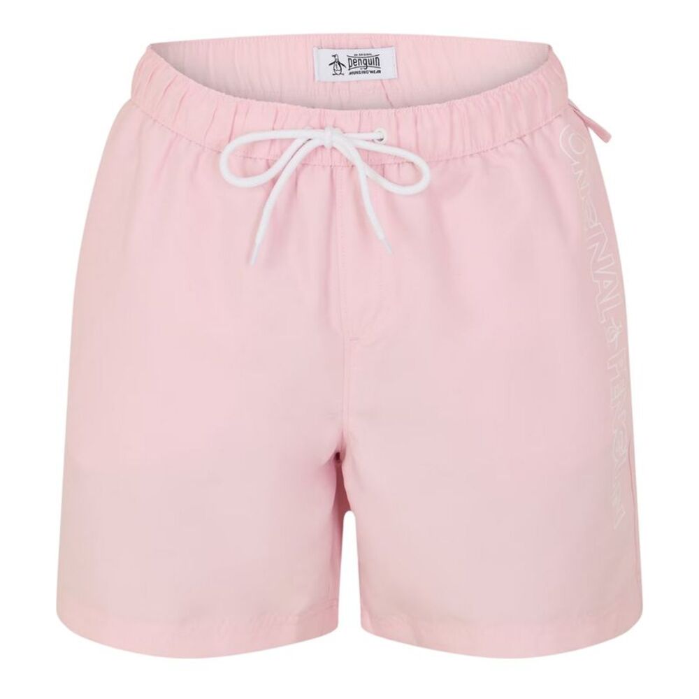 Original Penguin Mens Logo Swim Shorts / Peach Parfait
